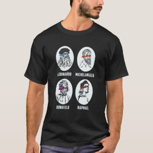Camiseta Artista italiano ninja renacimiento pop profesor p