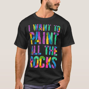 Camiseta Artista Joven De Pintura De Rock Que Quiero Pintar