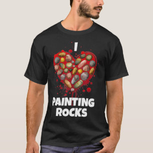 Camiseta Artista joven y pintora de rock me encanta pintar