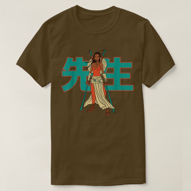 Camiseta Artista marcial de Samurai Japan Culture Scenerati (Diseño del anverso)