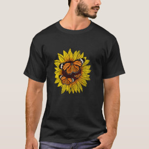 Camiseta Artista mariposa Florista Flor Amarilla Sunshine S