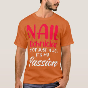 Camiseta Artista Nail Tech Certificado por Técnico Nail _46