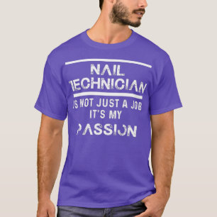 Camiseta Artista Nail Tech Certificado por Técnico Nail _48