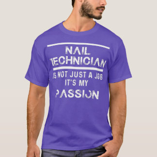 Camiseta Artista Nail Tech Certificado por Técnico Nail _48