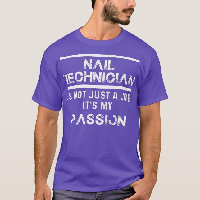 Camiseta Artista Nail Tech Certificado por Técnico Nail _48 (Anverso)