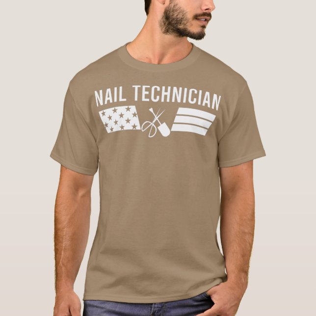 Camiseta Artista Nail Technician Certified Nail Tech (Anverso)