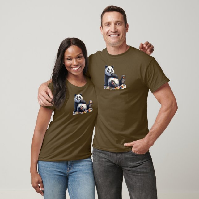 Camiseta Artista panda (Unisexo)