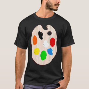Camiseta Artista pintador pintar paleta disfraz Halloween
