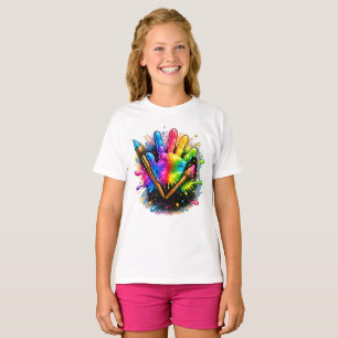 Camiseta Artista Pintor Pintura Colorida