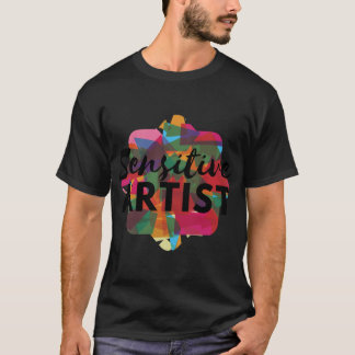 Camiseta Artista sensible divertido