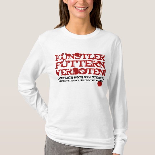 Camiseta Artistas alimentan prohibieron!