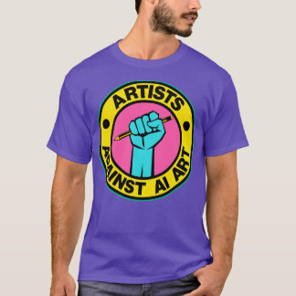 Camiseta Artistas contra el arte de la IA
