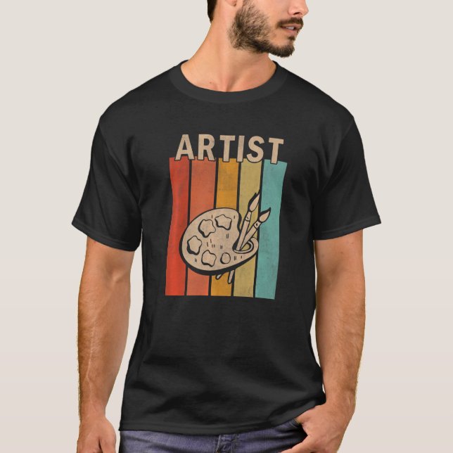 Camiseta Artistas en problemas Hombres Mujeres Cute Artista (Anverso)