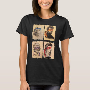 Camiseta Artistas Ninja Estilo Pop Poster