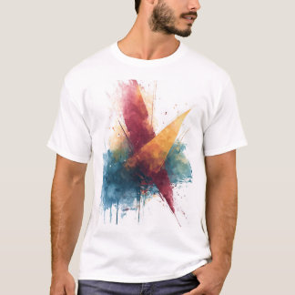 Camiseta Artistic Abstract Crewneck