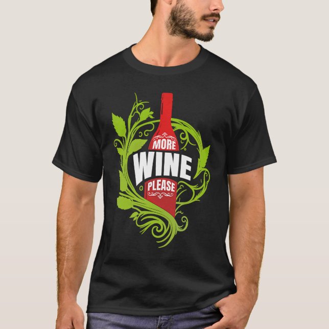 Camiseta Artistic Gatherings Of Lovable Wine Humorous Quote (Anverso)