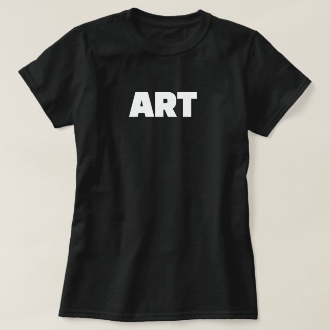 Camiseta artística (Diseño del anverso)
