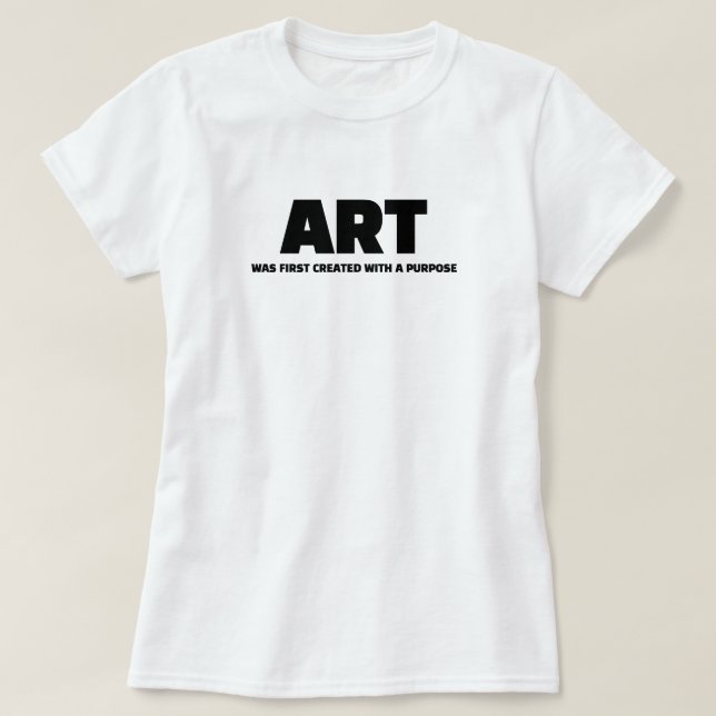 Camiseta artística (Diseño del anverso)
