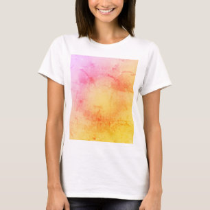 Camiseta artística de degradado de ocaso para muje
