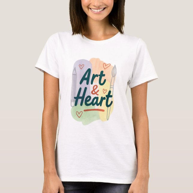 Camiseta artística de estilo de vida creativo (Anverso)