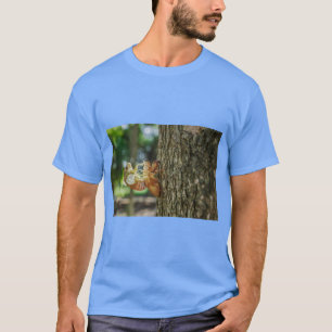 Camiseta artística de naturaleza inspirada en inse
