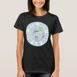 Camiseta artística del Día de la Tierra