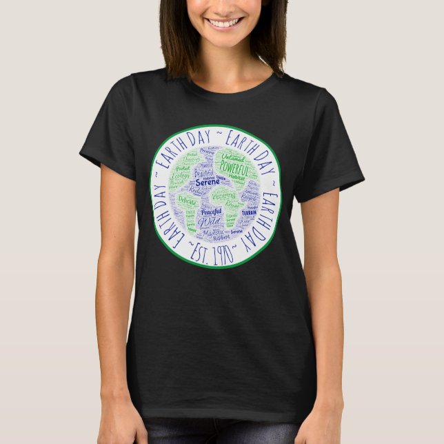 Camiseta artística del Día de la Tierra (Anverso)