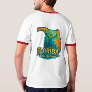 Camiseta artística del estado de Florida - Pincel