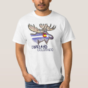 Camiseta artística del valor de la bandera de los