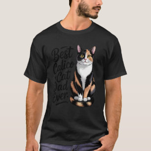 Camiseta Artística Dibujada a Mano Mejor Gato Cali