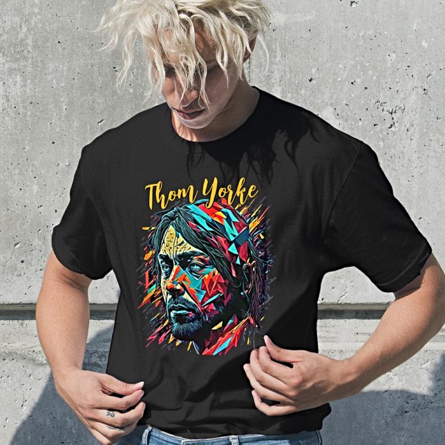 Camiseta artística Retro Thom Yorke (Subido por el creador)