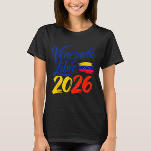 Camiseta artística Venezuela Libre Patriótica Libe