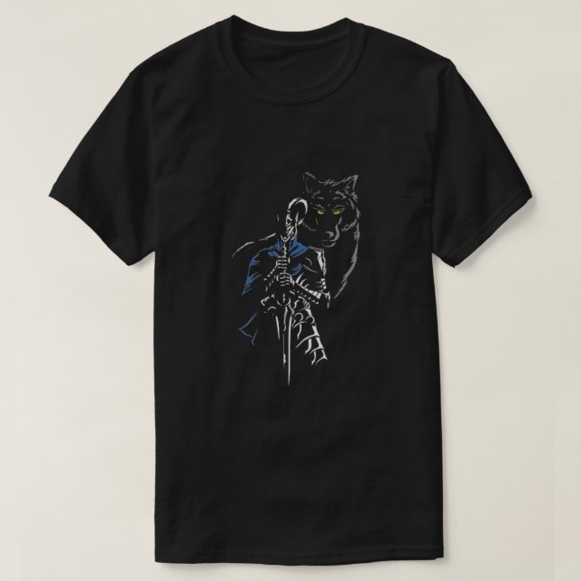 Camiseta Artorias y Sif Darksous Classic (Diseño del anverso)