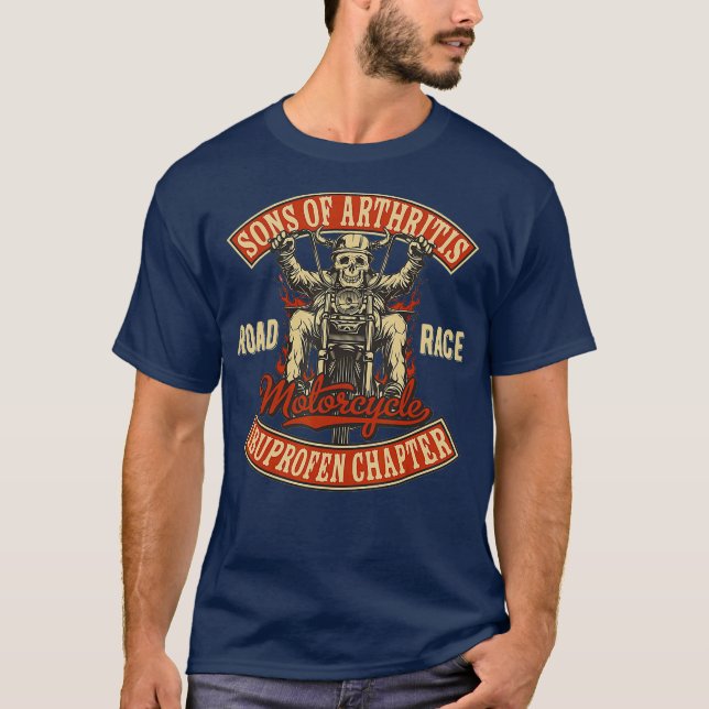 Camiseta Artritis Biker Motorcycle gang T-Shirt (Anverso)