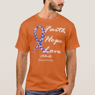 Camiseta Artritis Conciencia Fe Esperanza Amor En Esta Fami