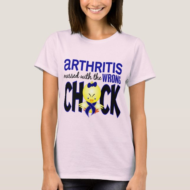 Camiseta Artritis Enmascarada Con El Chick Equivocado (Anverso)