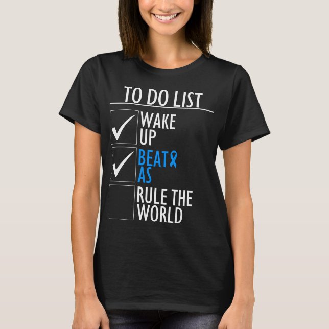 Camiseta Artritis Para Hacer Conocimientos De Espondilitis  (Anverso)
