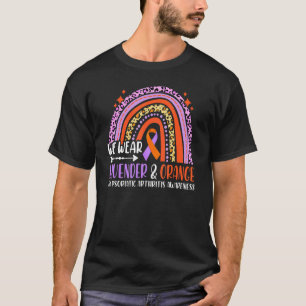Camiseta Artritis psoriásica A del arcoiris Naranja de Lava