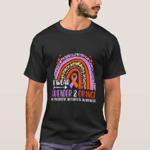 Camiseta Artritis psoriásica arcoiris Naranja de Lavanda
