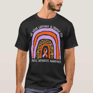 Camiseta Artritis psoriásica del arcoiris Naranja