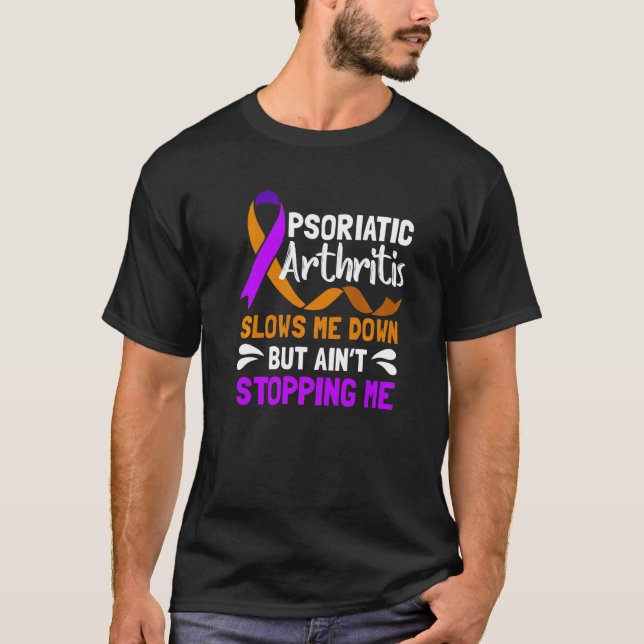 Camiseta Artritis psoriásica Lenta Conciencia Del Guerrero (Anverso)