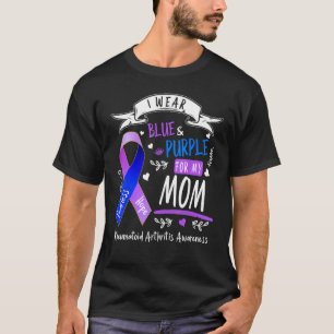 Camiseta Artritis Reumatoide Conciencia: Uso Azul Púrpura