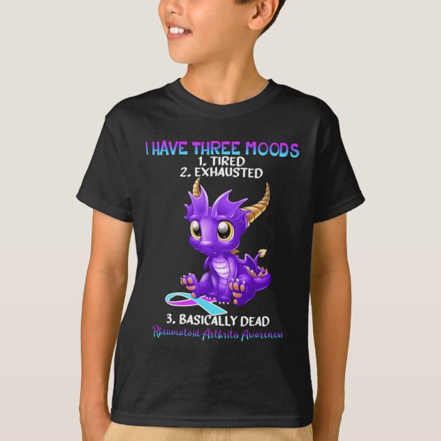 Camiseta Artritis Reumatoide Sensibilización Dragón Tengo T (Anverso)