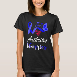 Camiseta Artritis Warris Butterfly Blue Ribbon Support