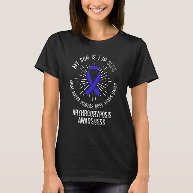 Camiseta Artrogryposis Sensibilización Son Sobreviviente Gu (Anverso)