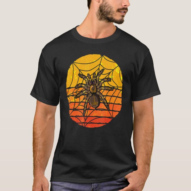 Camiseta Artrópodo de araña retro Tarantula Mascota Arachni (Anverso)