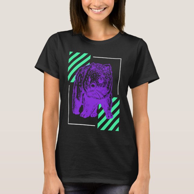 Camiseta Arts Wombat Cute Rodent Australian Wombat (Anverso)