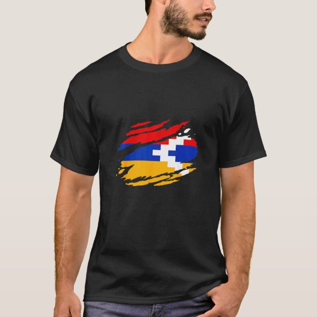 Camiseta Artsakh Flag Proud Artsakh Support Artsakh Strong  (Anverso)