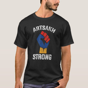 Camiseta Artsakh fuerte y afligido es el brazo armenio