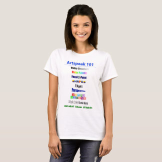 Camiseta Artspeak 101 para las mujeres